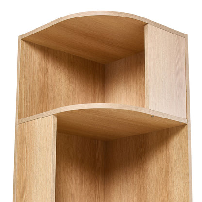 6-Tier Wooden Corner Storage Shelf