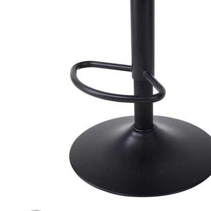2Pcs Height Adjustable Bar Stools