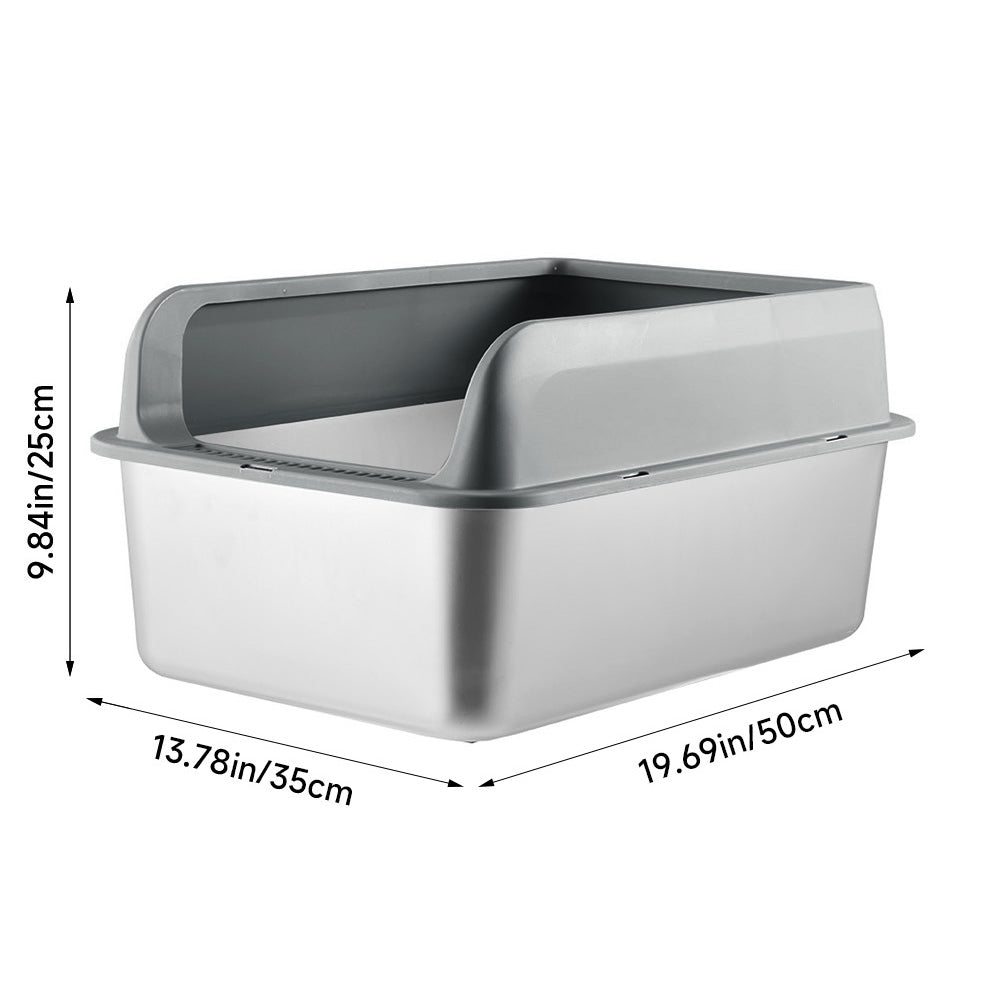 Semi-Closed Anti-Splash Cat Litter Box Pet Toilet