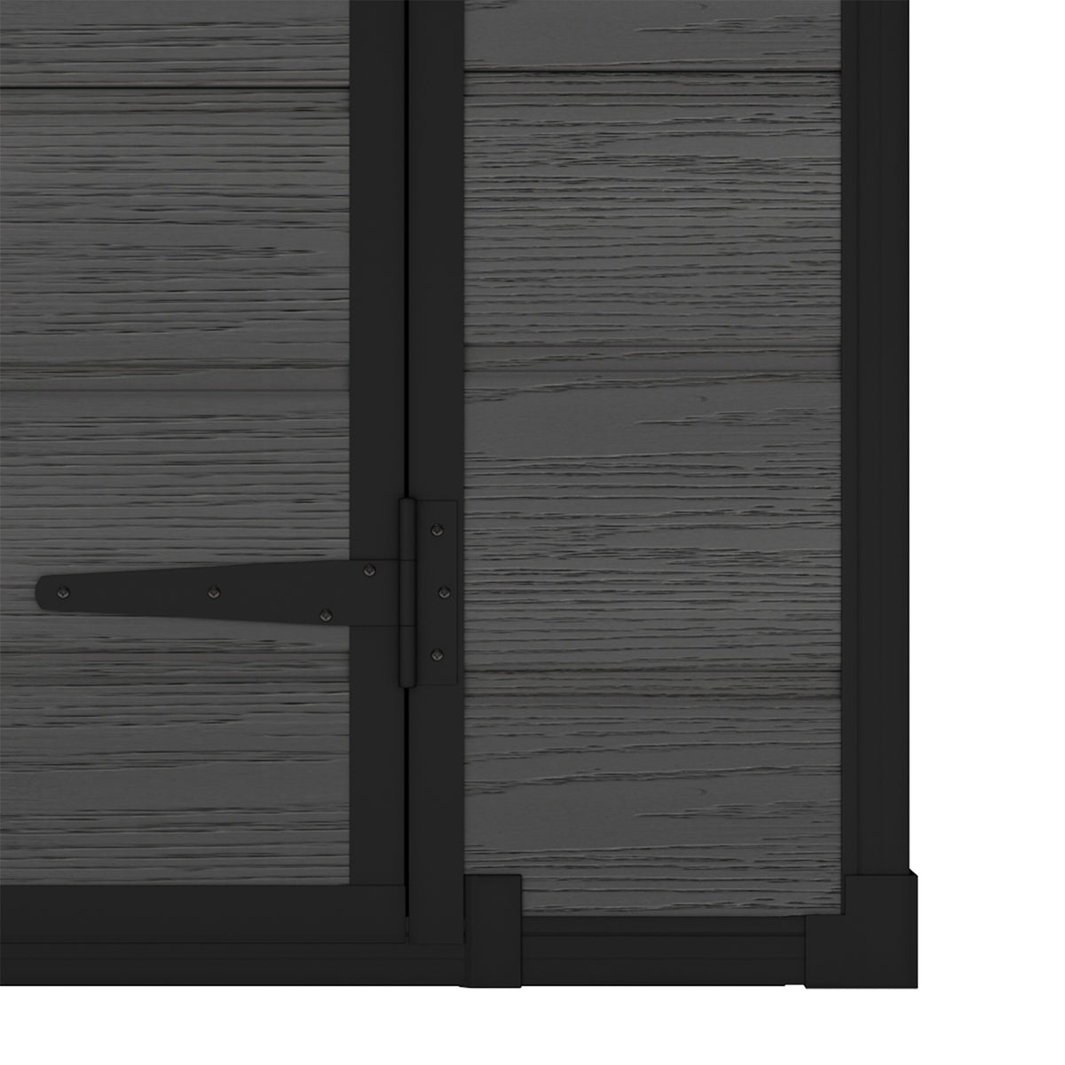 6 x 6 FT Outdoor Garden Pent Roof Tool Storage Shed