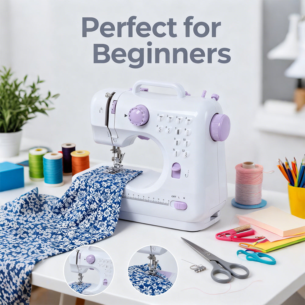 Portable Mini Sewing Machine with 12 Stitches