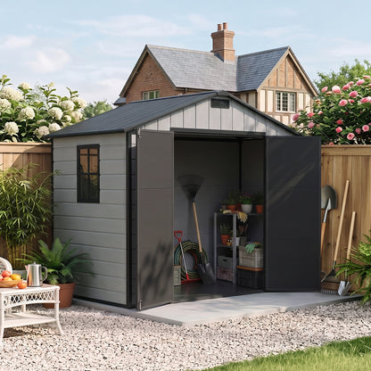 8x4 FT Large Garden Storage Shed