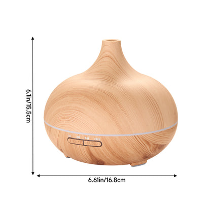 Wood Grain Ultrasonic Essential Oil Diffuser