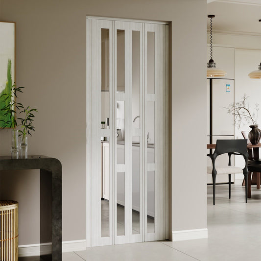Magnetic Sliding PVC Concertina Folding Door