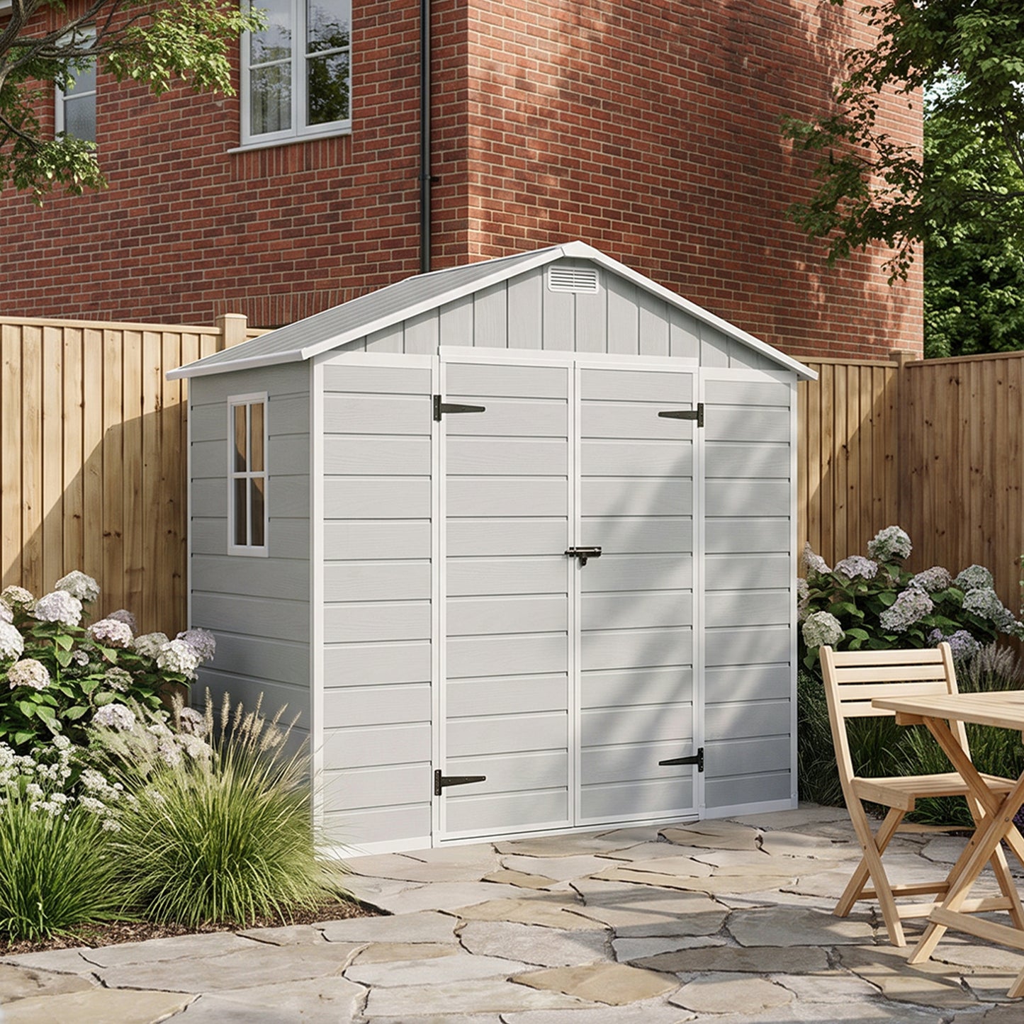 8x4 FT Large Garden Storage Shed