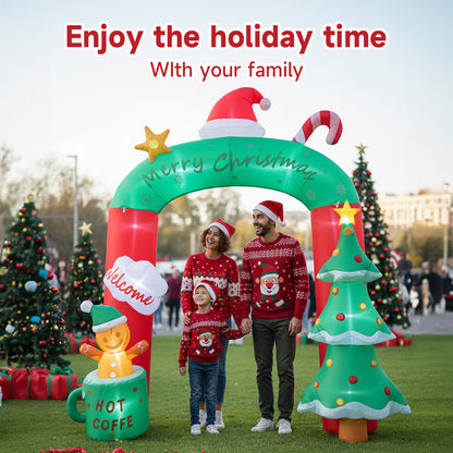 9FT/2.7M Christmas Blow-up Archway Inflatable Model Decoration