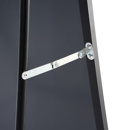 Metal Frame Full Length Mirror with Stand