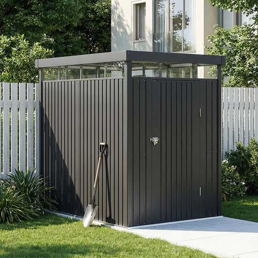 Outdoor Metal Garden Storage Shed