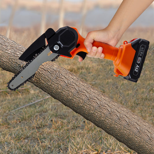 2-in-1 Cordless Pole Saw & Handheld Chainsaw for High Branches & Gardening