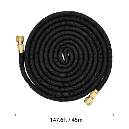 Expandable Garden Hose with Solid Brass Fittings