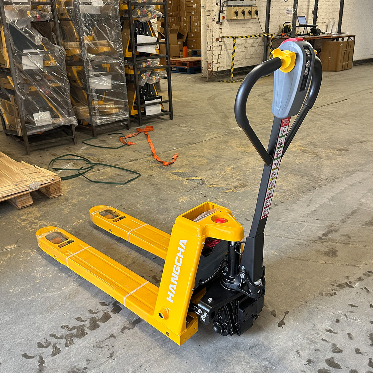 1500kg/2000kg Fully Electric Pallet Truck with Lithium Battery