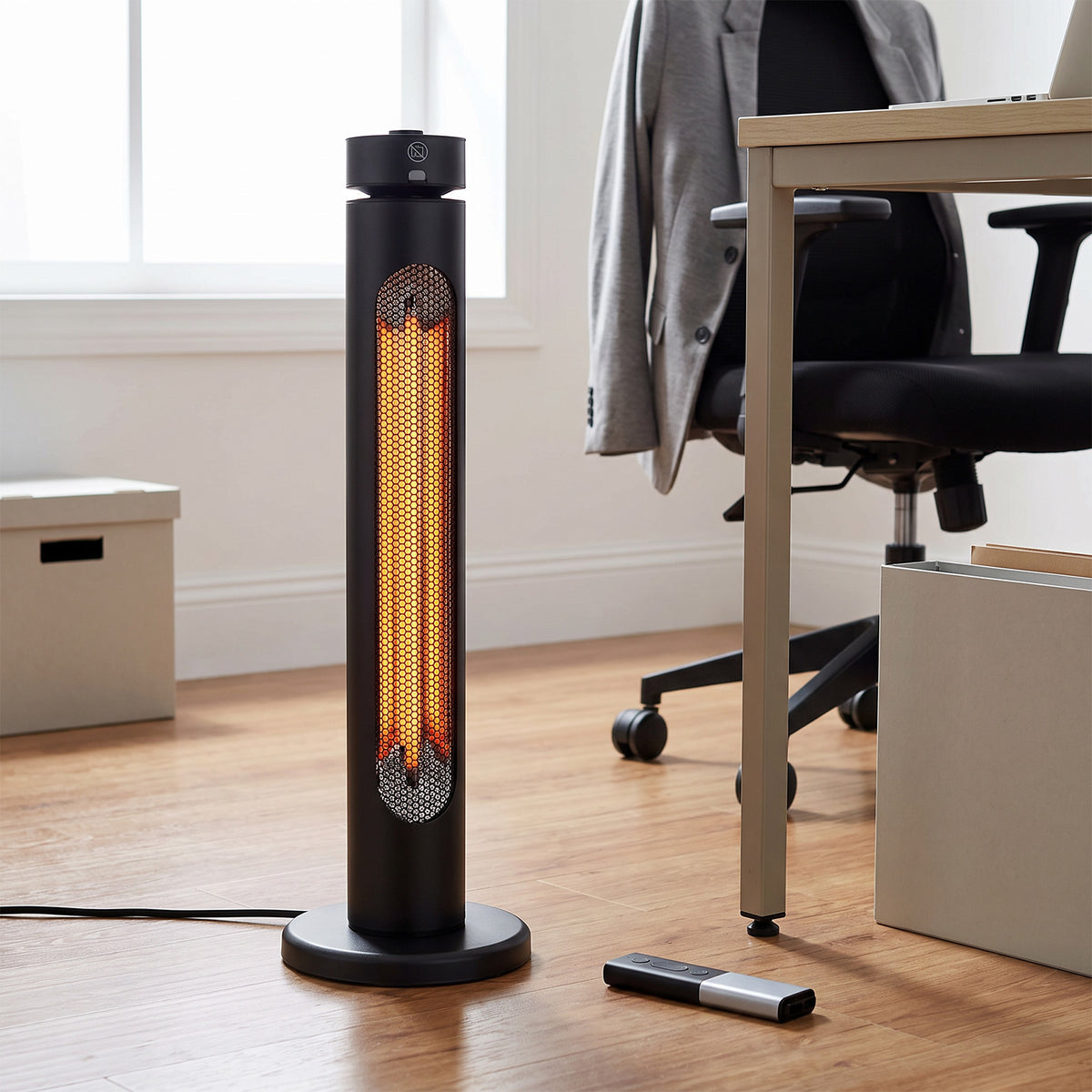 2000W Freestanding Infrared Patio Heater with Remote Control IP45 Rated