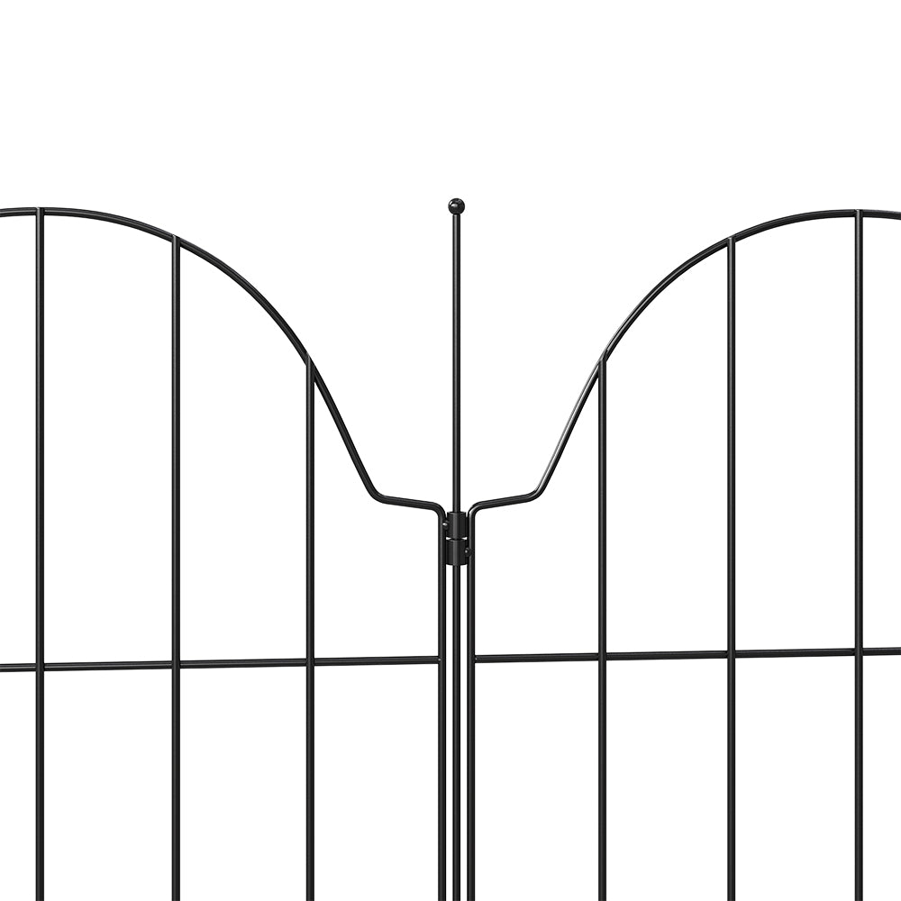 10Pcs Metal Garden Fences