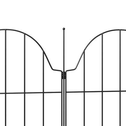 10Pcs Metal Garden Fences