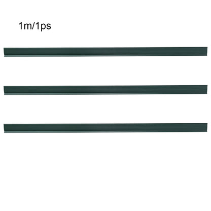 Garden Fence PVC Privacy Screen Panel Slat Strips Fixing Clip 1M