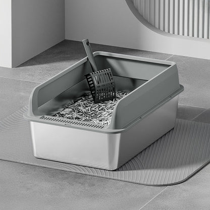 Semi-Closed Anti-Splash Cat Litter Box Pet Toilet
