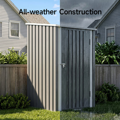 3 x 3FT Outdoor Metal Garden Storage Shed