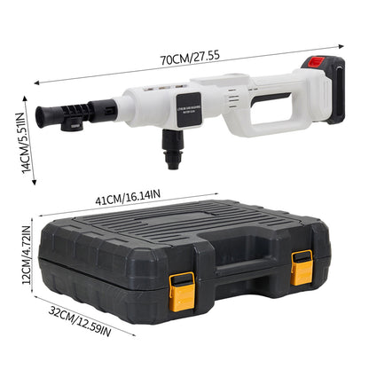 21V Cordless Handheld Pressure Washer Cleaner with 2 Batteries