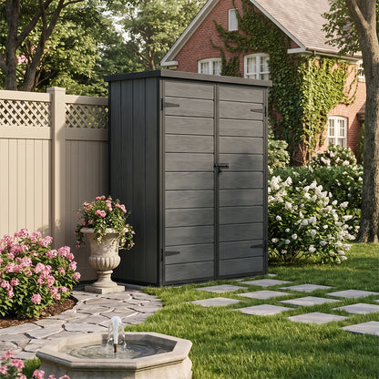 5x3 FT Outdoor Garden Tool Storage Shed