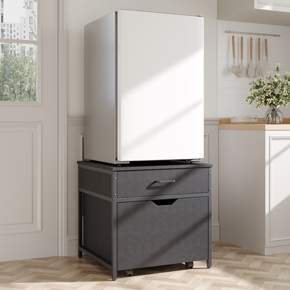 Mini Fridge Stand with Storage