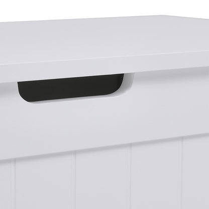 White Wooden Storage Chest Organiser Box