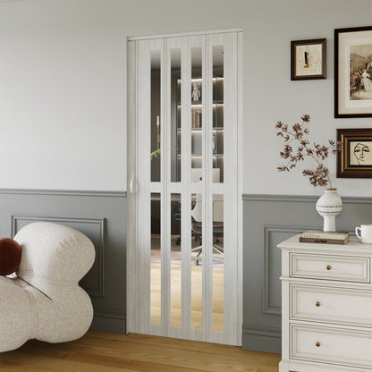 Magnetic Sliding PVC Concertina Folding Door