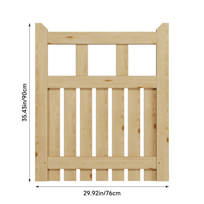 Outdoor Wooden Garden Gate Fence Door