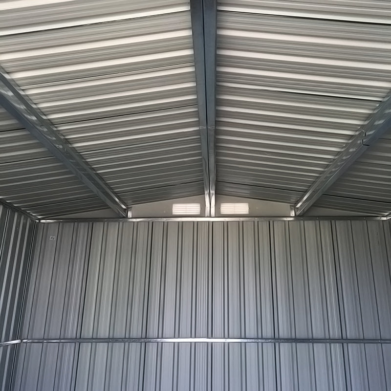 10x8 FT Large Metal Garden Tool Storage Shed