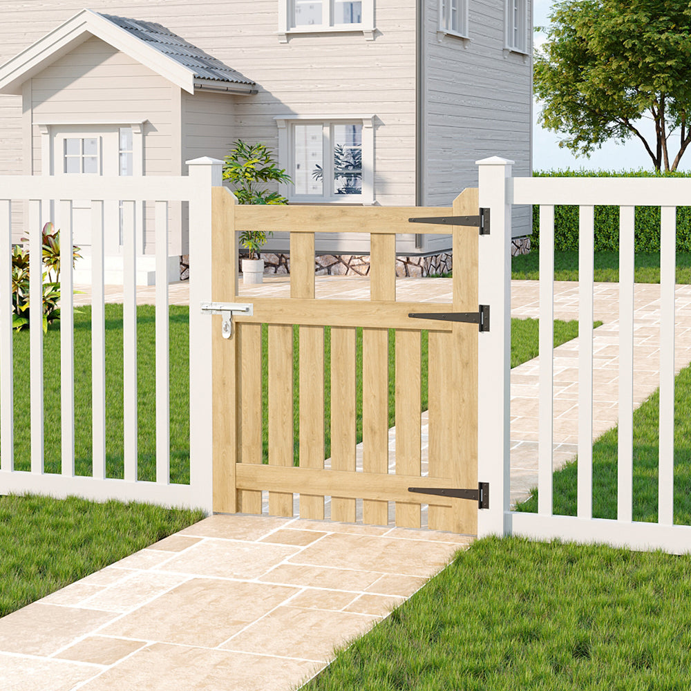 Outdoor Wooden Garden Gate Fence Door