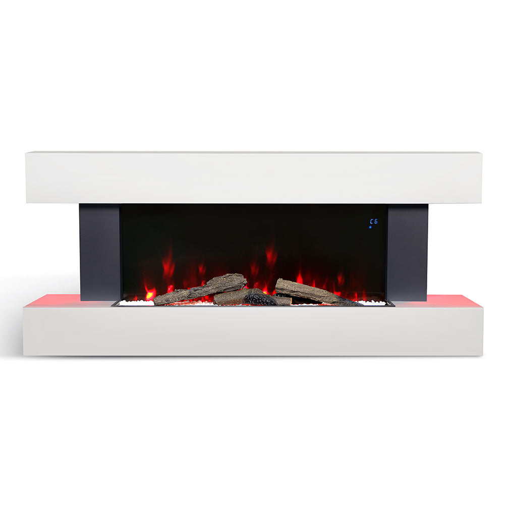 52 Inch MDF Electric Fireplace Suite with WiFi App and Remote Control