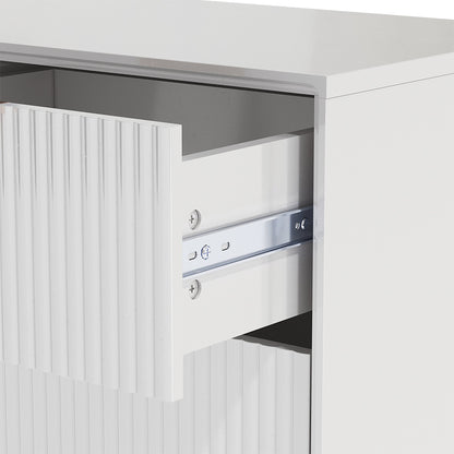 6-Tier Bedroom Striped Storage Cabinet,