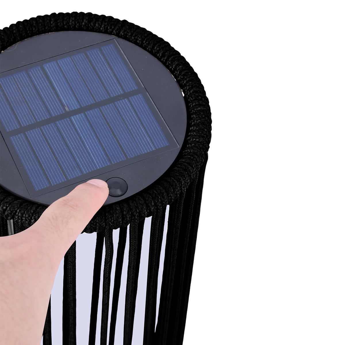 2-Pack Solar Outdoor Floor Lamp