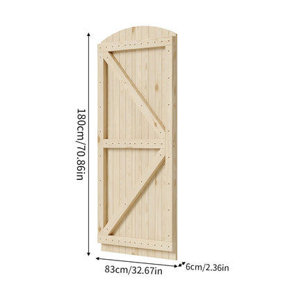 83cm W Arch Top Heavy-Duty Garden Gate with Latch