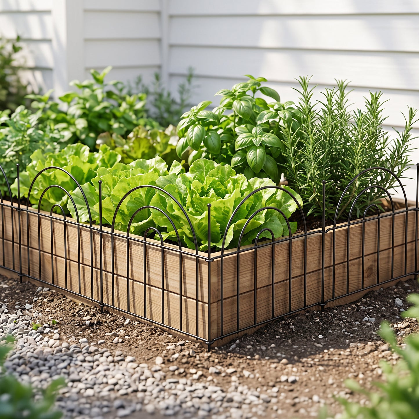 10Pcs Decorative Metal Garden Fences