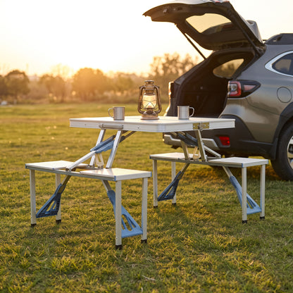Portable Folding Camping Table & Chair Set