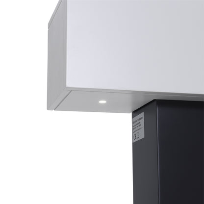 52 Inch C-Frame Freestanding Fireplace Suite