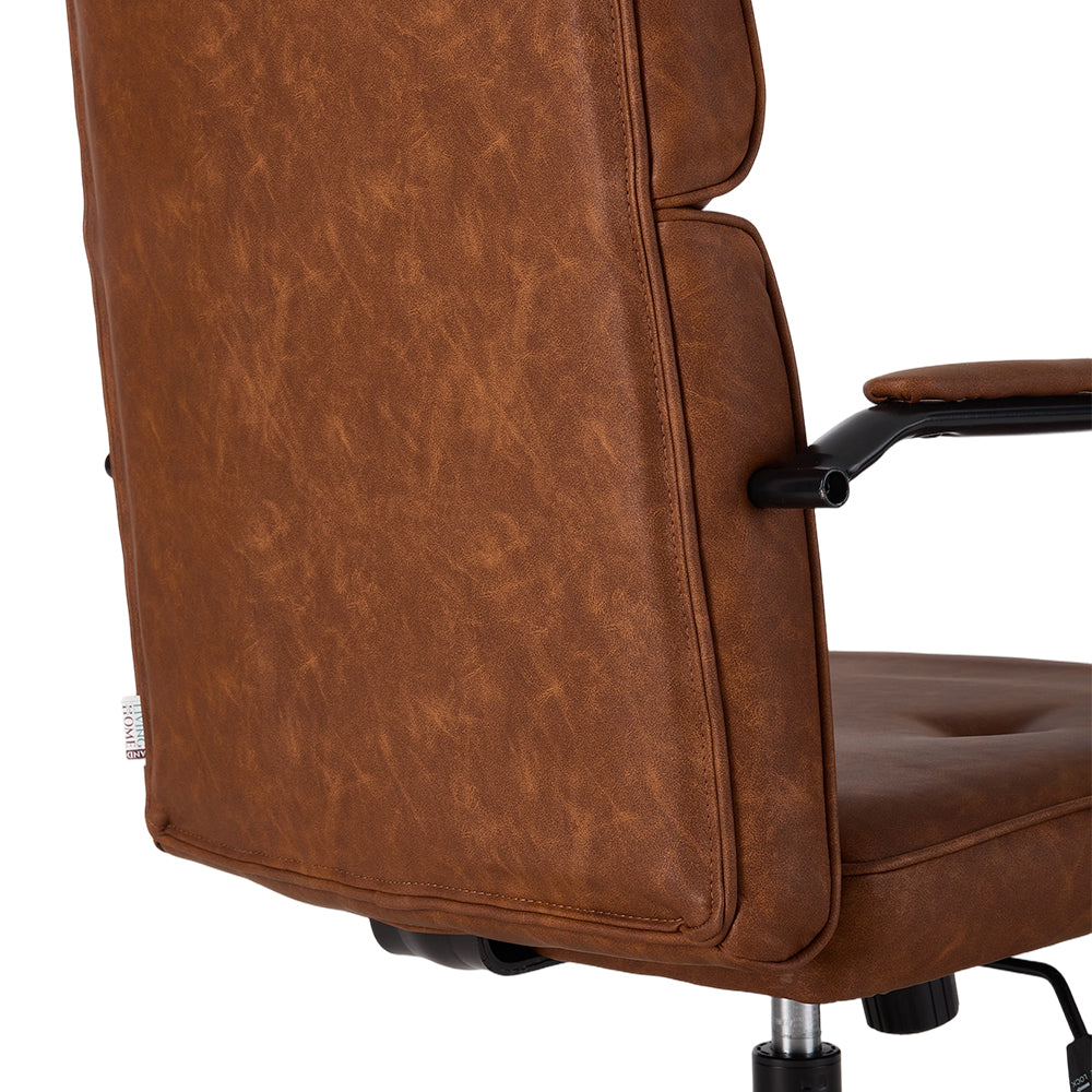Swivel & Height Adjustable Office Chair with High Back