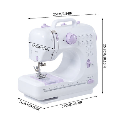 Portable Mini Sewing Machine with 12 Stitches
