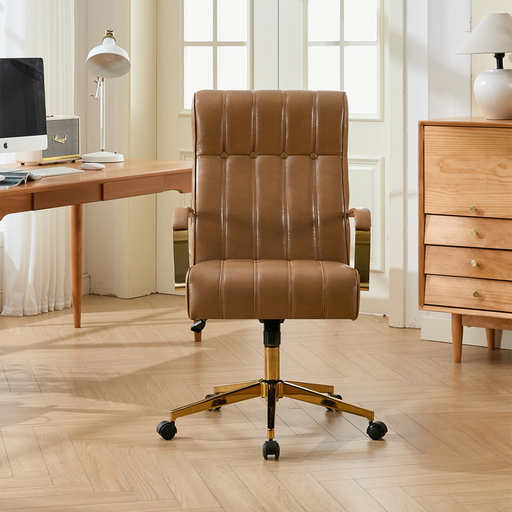 PU Leather Office Chair with Castors