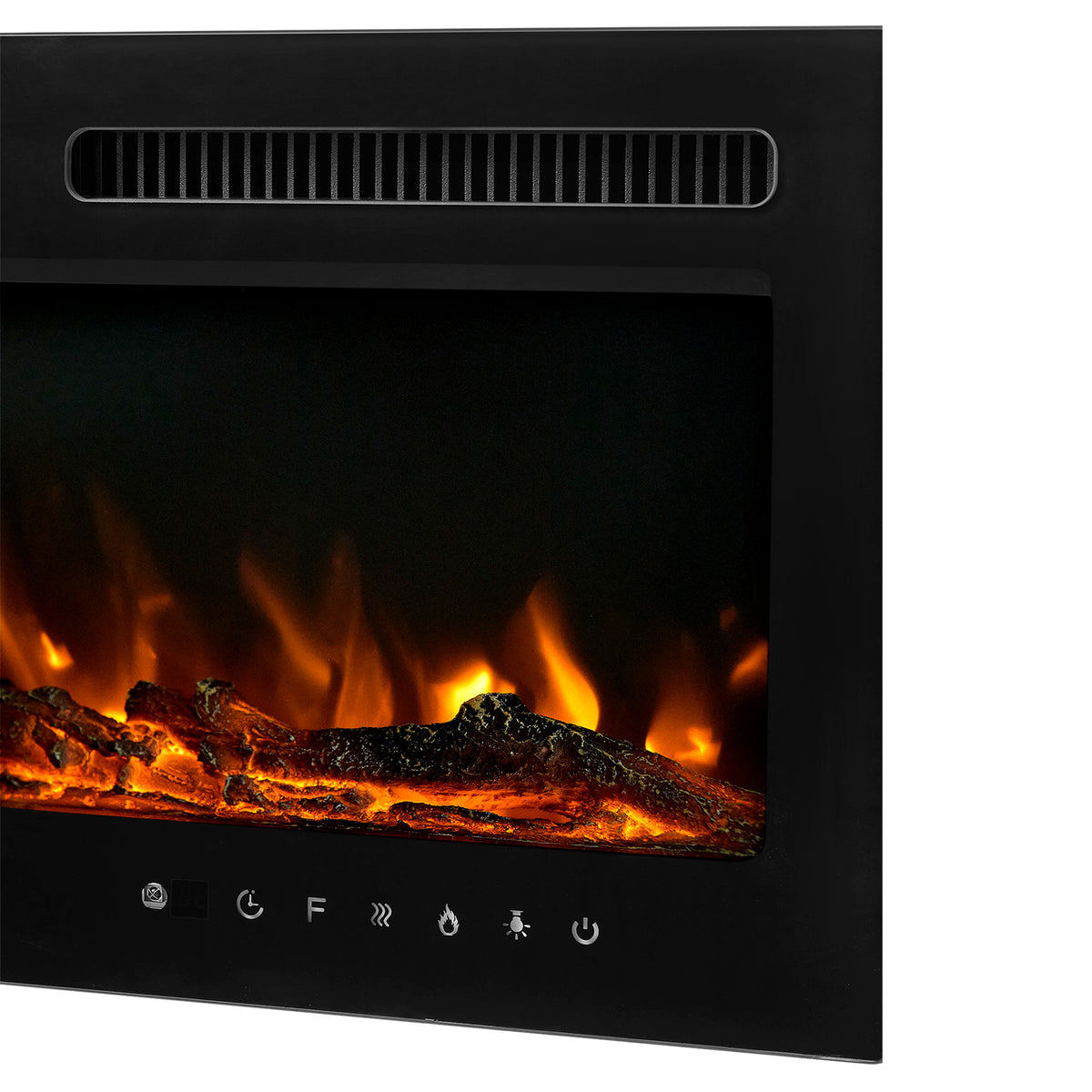 40–70 Inch Smart Electric Fireplace with 12 Flame Colours