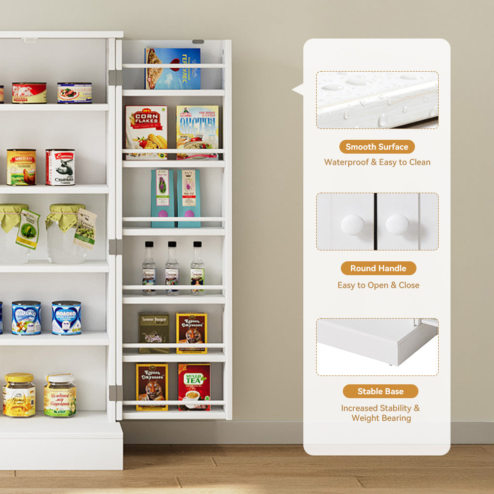 Freestanding Kitchen Pantry Storage Cabinet