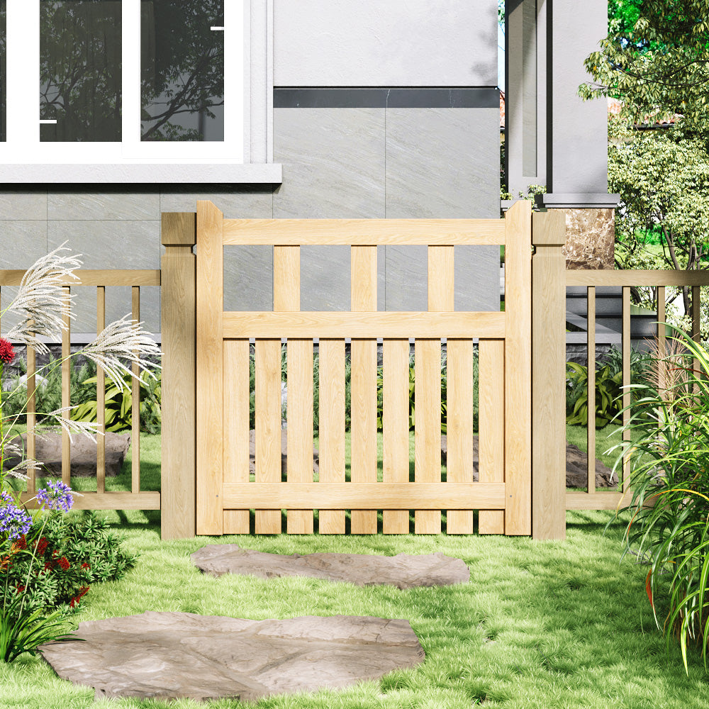 Outdoor Wooden Garden Gate Fence Door