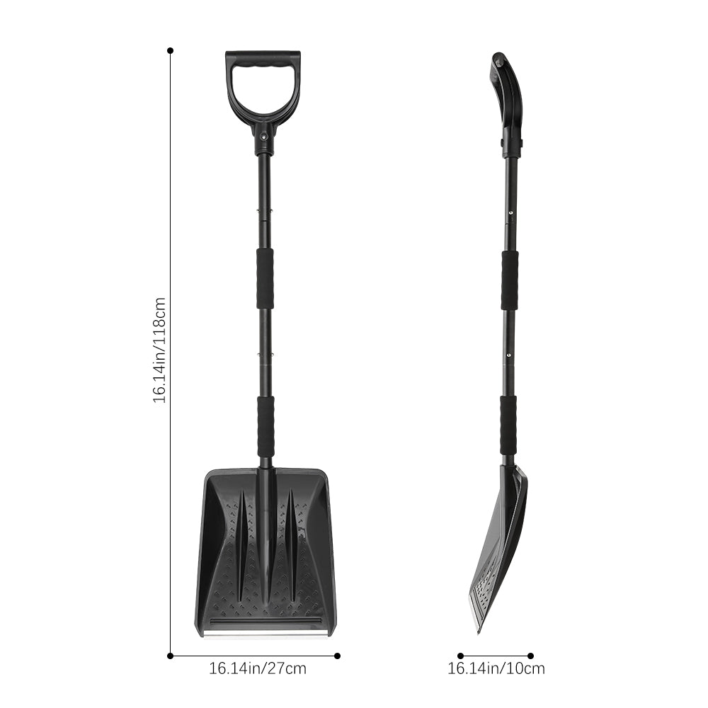 Portable Snow Shovel with D-shape Handle