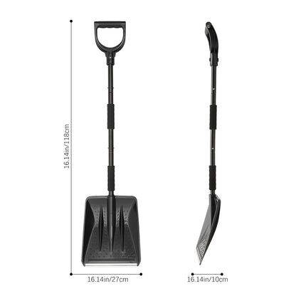 Portable Snow Shovel with D-shape Handle