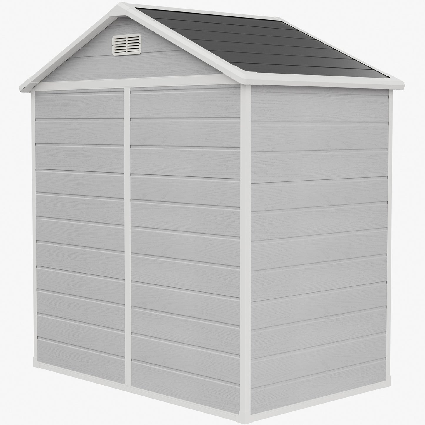 6x4 FT Garden Storage Shed with Lockable Door