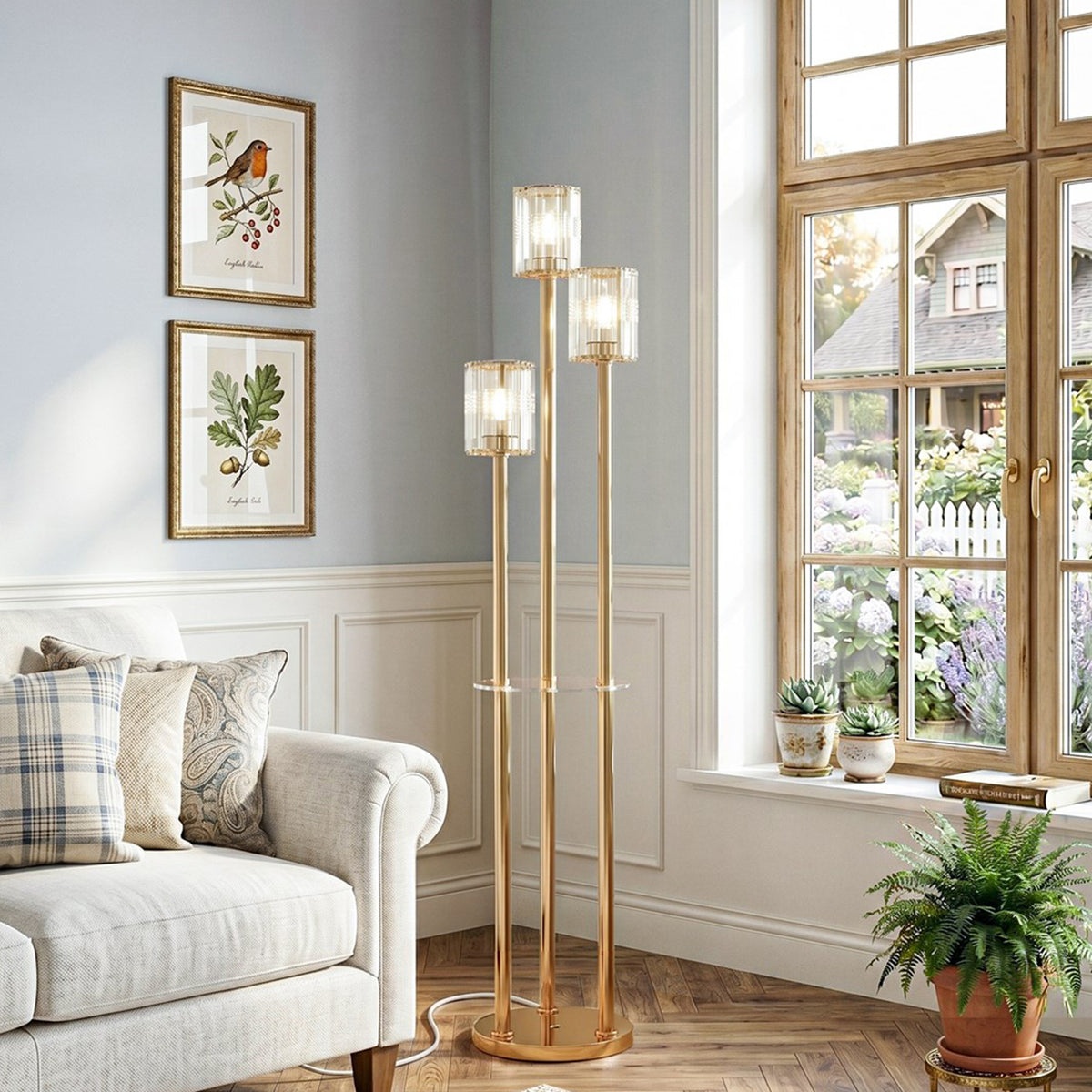 Modern Floor Lamp with Foot Switch