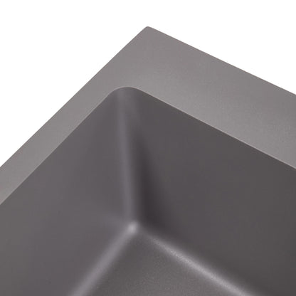 Modern Quartz Resin Composite Kitchen Sink with Waste Kit