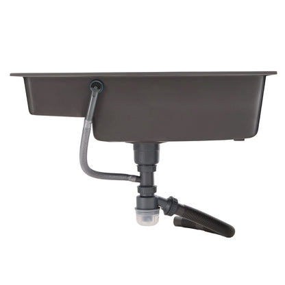 Modern Quartz Resin Composite Kitchen Sink with Waste Kit