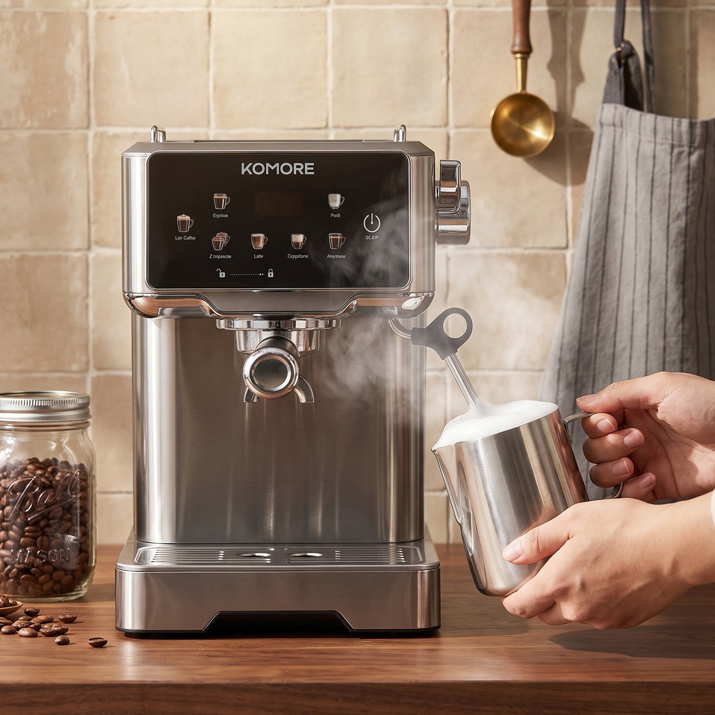 Espresso Machine with Milk Frother