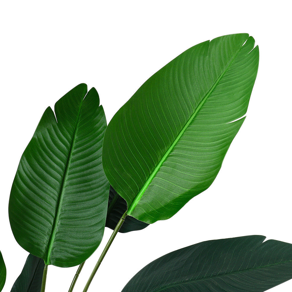 180 cm Tall Artificial Banana Leaf Tree Faux Large Plants in Pot Plants   